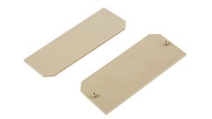 End Plate, Beige, Pack of 10 pieces