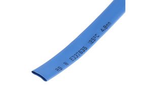 Heat-Shrink Tubing 2:1, 2.4 ... 4.8mm, Blue, Polyolefin, 9m