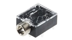 Audio Connector, Socket, Stereo, Right Angle, 3.5 mm, Pack of 5 pieces