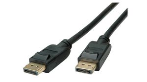 Video Cable, Green, DisplayPort Plug - DisplayPort Plug, 7680 x 4320, 1m