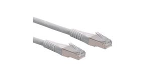 Patchkabel, RJ45-Steckverbinder - RJ45-Steckverbinder, Cat 6, S/FTP, 5m, Grau