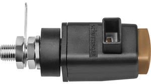Quick-release aansluiting 4mm 16A 300V Bruin