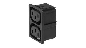 IEC Strip Block 2 Outlets, F Type, IP20