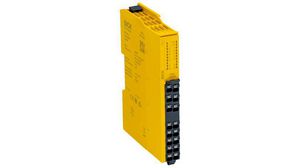 Dual-Channel Safety Switch Safety Relay, 16.8 ... 30V, 3 Safety Contacts