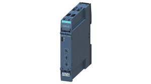 3RP25 Series DIN Rail Mount Timer Relay, 12 ... 240V ac/dc, 1-Contact, 1 s ... 100h, SPDT