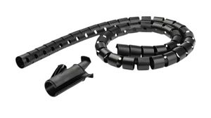 Spiral Sleeve, 45mm, Polyethylene, Black, 1.5m