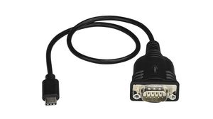 USB seriell adapter, RS-232, 1 DB9, hane