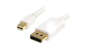 Kabel wideo, Wtyk Mini DisplayPort - Złącze DisplayPort, męskie, 3840 x 2160, 1m