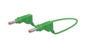 Safety Test Lead 250mm Green Nickel-Plated