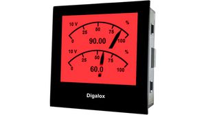 Grafisk panelinstrument, DC: -30 ... 30 V, 0 ... 20 mA