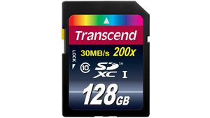 Karta pamięci, SD, 128GB, 30MB/s, Czarny