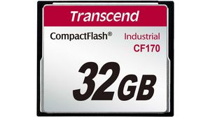 Memory Card, CompactFlash (CF), 32GB, 87MB/s, 68MB/s, Black