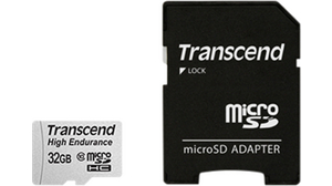 microSD-kortti, microSD, 32GB, 95MB/s, 25MB/s, Hopea