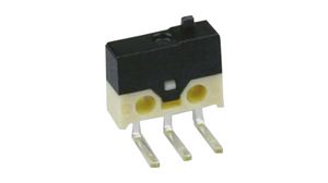 Micro Switch DH, 500mA, 1CO, 0.9N, Plunger