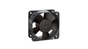 Axiale ventilator DC Mof 60x60x25mm 24V 3000min -1  19m³/h 2-polige gevlochten draad