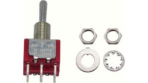 Miniature Toggle Switch ON-OFF-ON 2 A / 5 A 2CO