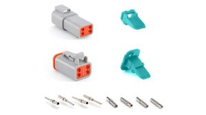 Kit, Plug / Receptacle, Socket / Pin, 4 Contacts