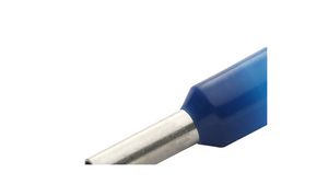 Bootlace Ferrule 2.5mm² Blue 18mm Pack of 100 pieces