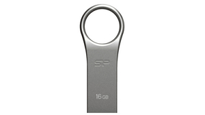 USB-Stick, FIRMA F80, 16GB, USB 2.0, Silber
