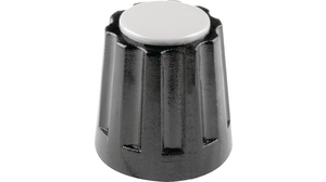 Plastic rotary knob without line 14.5mm Black Plastic Without Indication Line