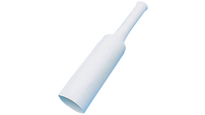 Heat-Shrink Tubing Polyolefin, 1.6 ... 3.2mm, White, 1.22m