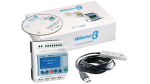 Millenium 3 Starterkit Millenium 3 CD12 SMART 230 VAC, 8 DI (0 D/A), 0 AI, 0 HS, 4 RO, 0 TO, 0 AO