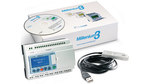 Millenium 3 Starterkit Millenium 3 CD20 SMART 24 VDC, 12 DI (6 D/A), 0 AI, 0 HS, 8 RO, 0 TO, 0 AO