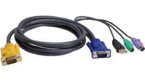 KVM-kombikabel special VGA/USB/PS/2, 3m