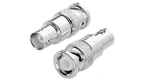 Triax Male to BNC Adapter without Guard 600V 1A Silver