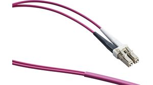 Fibre Optic Cable Assembly 50/125 um OM4 Duplex LC - LC 2m
