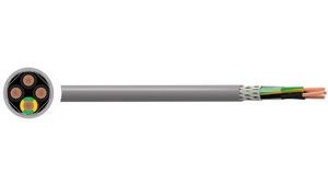 Flerkjernekabel, CY kobberskjerm, LSZH, 4x 0.75mm², 50m, Grå