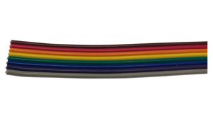 Flatkabel, PVC 8x 0.75mm² Uskjermet 30m