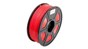 3D Printer Filament, PLA, 1.75mm, Red, 500g