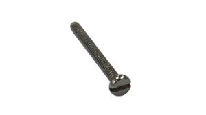 Cylindrical Screw, Cheese Head / Machine, Slotted, 0.6 mm, M1.6, 5mm, 100 ST