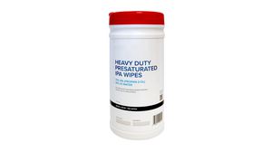 Pre-Saturated Cleaning IPA Wipes 200x200mm, Cellulose / Polyester, Pack of 100 pieces