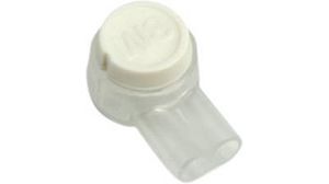 Splice Connector, White, 0.4 ... 0.9mm², Pack of 100 pieces