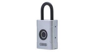 ABUS Fingerprint Weatherproof Die Cast Zinc Padlocking Device, 6.5mm Shackle, 45mm Body