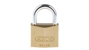 ABUS Key Weatherproof Brass, Steel Padlock, Keyed Alike, 6mm Shackle, 65mm Body