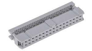 WSW 34-Way IDC Connector Socket for Cable Mount, 2-Row