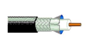 Bezprzewodowy kabel koncentryczny RG-58 Polietylen (PE) 4.95mm 50Ohm Czysta miedź Czarny 152m