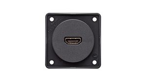 Wall Outlet, Flush Mount, 1x HDMI, Anthracite