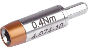 Drehmomentadapter für 4 mm Bits, 400 Nm