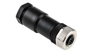 Circular Connector, 5 Contacts, Cable Mount, M12 Connector, Socket, Female, IP67, 713 Series
