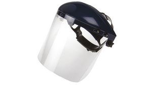 Clear PC Face Shield with Brow Guard , Resistant To Impact, Molten Metal