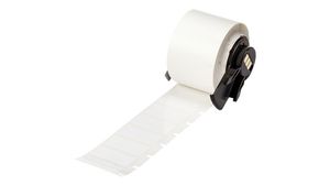 Label Roll, Polyester, 25.4 x 12.7mm, 500pcs, White