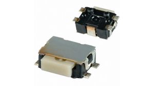 Side-Actuated Tactile Switch, 1NO, 3N, 4.6 x 3.55mm, KMS