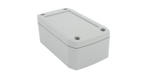 1100 Series Recessed Electronics Multipurpose Enclosure, Solid Lid, 50x90x35mm, Light Grey, ABS, UL 94 HB