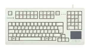 Tastatur mit integriertem Touchpad, 1000 dpi , Touchboard, UK-Englisch, QWERTY, USB, Kabel