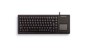 Wired USB Touchpad Touchpad Keyboard, AZERTY, Black
