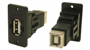 Adapter USB, Gniazdo USB-A 2.0 - Gniazdo USB-B 2.0